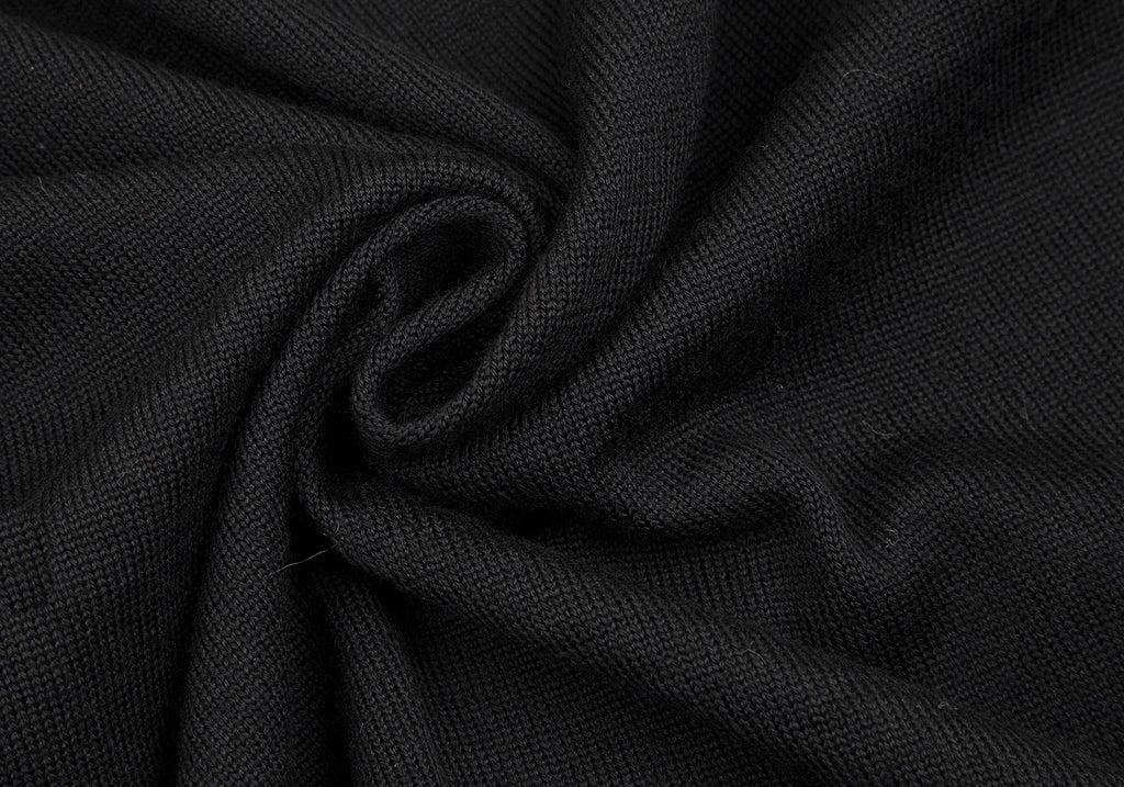 COMME des GARCONS COMME des GARCONS JAPAN. Black Front Taping Cardigan