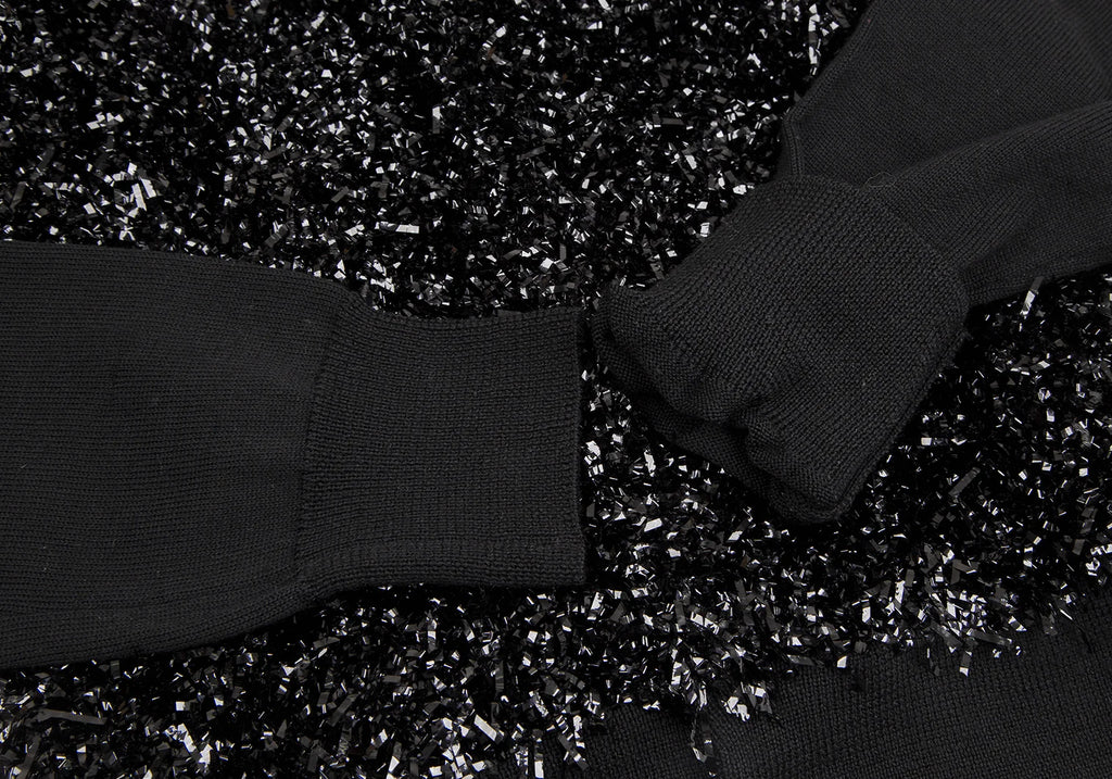 COMME des GARCONS COMME des GARCONS JAPAN. Black Front Taping Cardigan