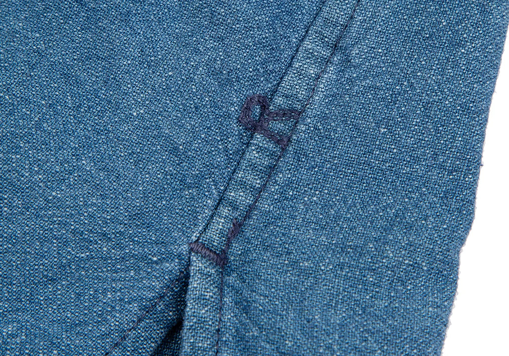 45rpm JAPAN. Blue Cotton Denim Chinese Button Jacket