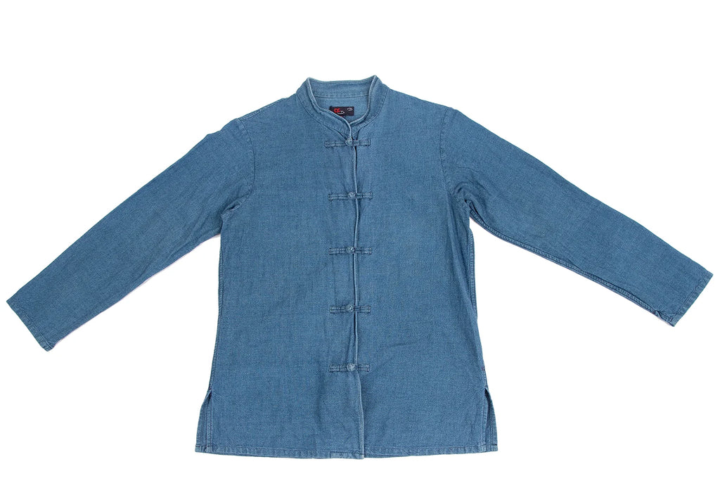45rpm JAPAN. Blue Cotton Denim Chinese Button Jacket