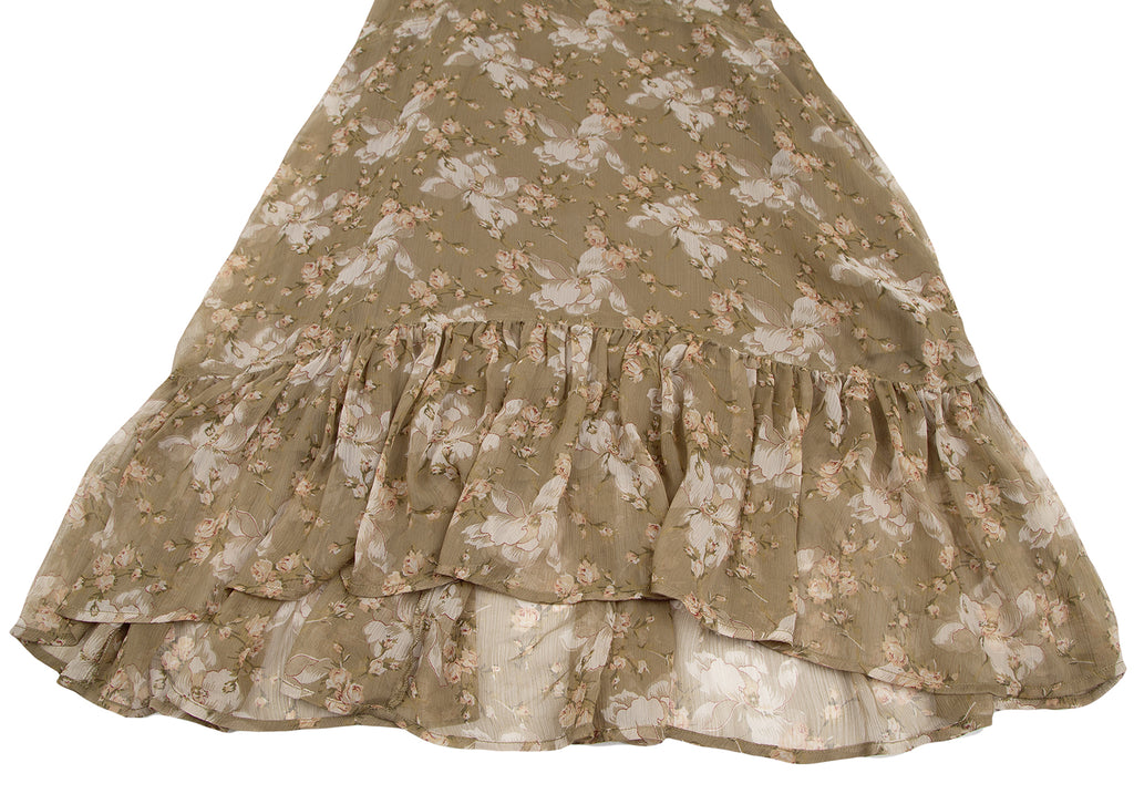 Ralph Lauren NY. Denim & Supply. Beige Floral Printed Cami Dress