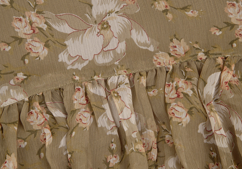 Ralph Lauren NY. Denim & Supply. Beige Floral Printed Cami Dress