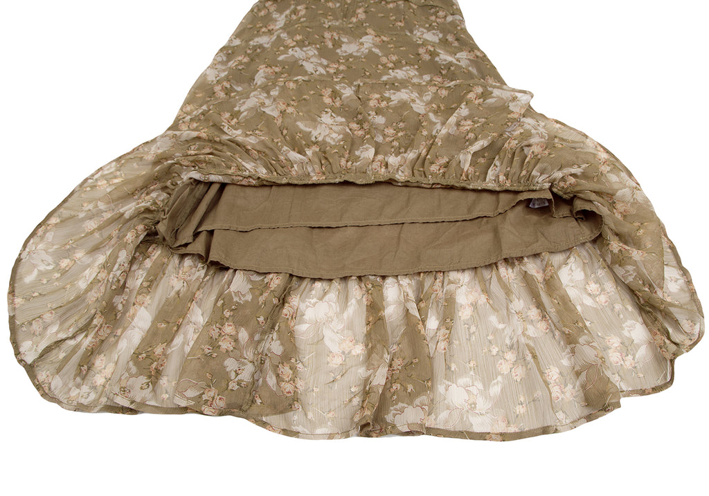 Ralph Lauren NY. Denim & Supply. Beige Floral Printed Cami Dress