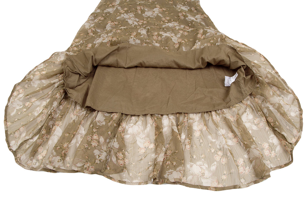 Ralph Lauren NY. Denim & Supply. Beige Floral Printed Cami Dress