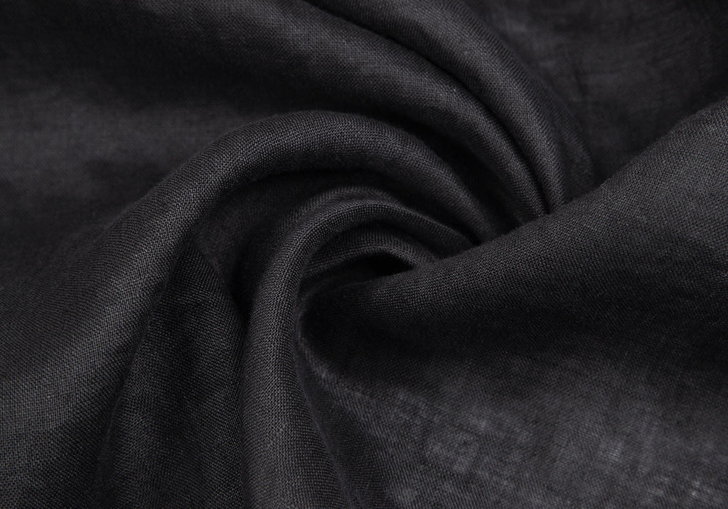 BEAUTY & YOUTH UNITED ARROWS JAPAN. Charcoal Color Linen Drape Flare Skirt