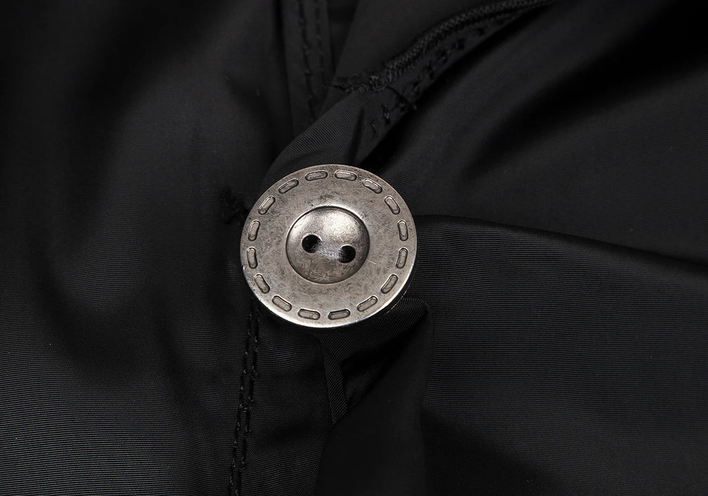 MARITHE + FRANCOIS GIRBAUD Paris. Black Gather Poly Coat