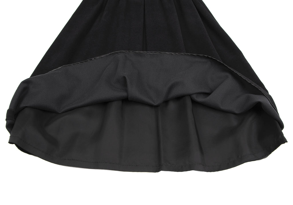 Issey Miyake Japan. Zucca. Black Cotton Rayon Sleeveless Belted Dress