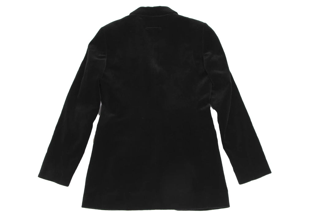 Jean-Paul GAULTIER PARIS. CLASSIQUE Black Cotton Velvet Jacket