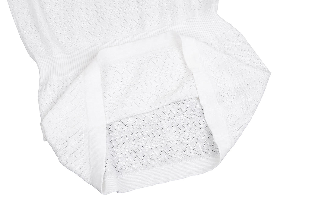 Jean-Paul GAULTIER FEMME. White Logo Broad Stitch Camisole White