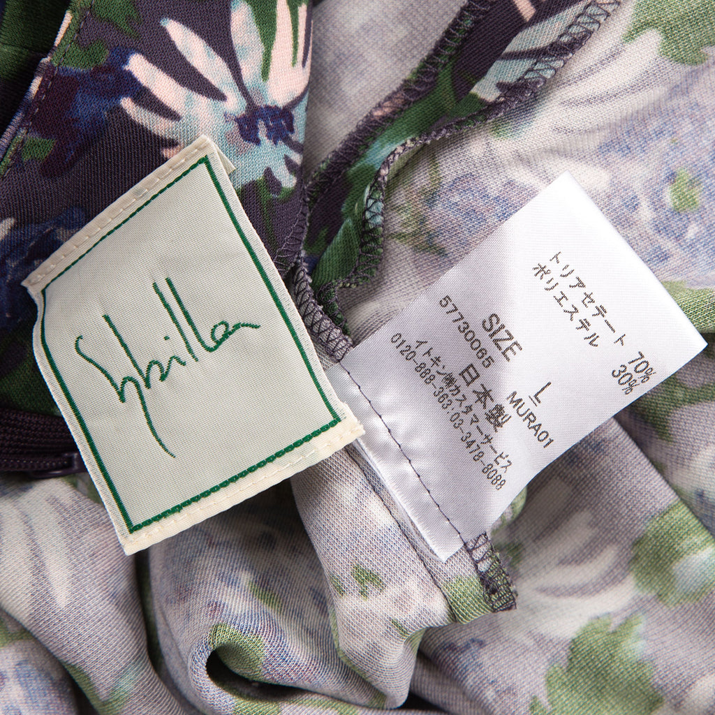 Sybilla Spain. Lavender Floral Printed Dress