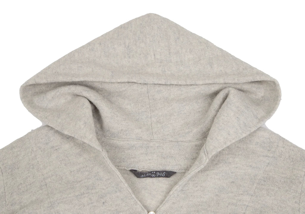 45rpm 45R umii908 JAPAN. Grey Wool Knit Hoodie