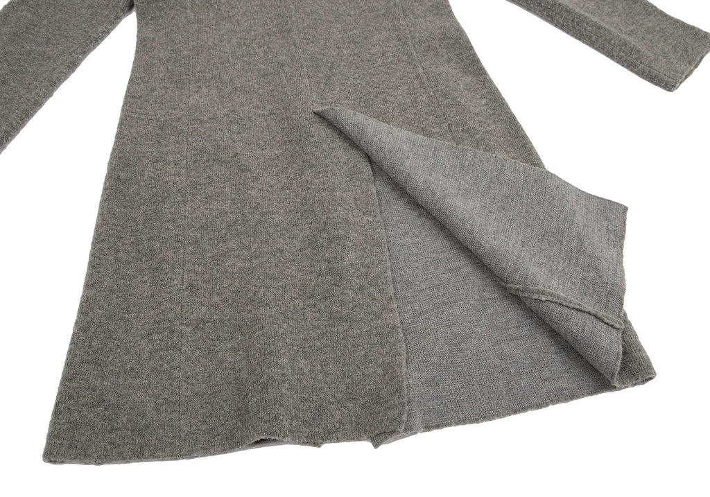 ISSEY MIYAKE JAPAN. HaaT. Grey Wool Knit Jacket