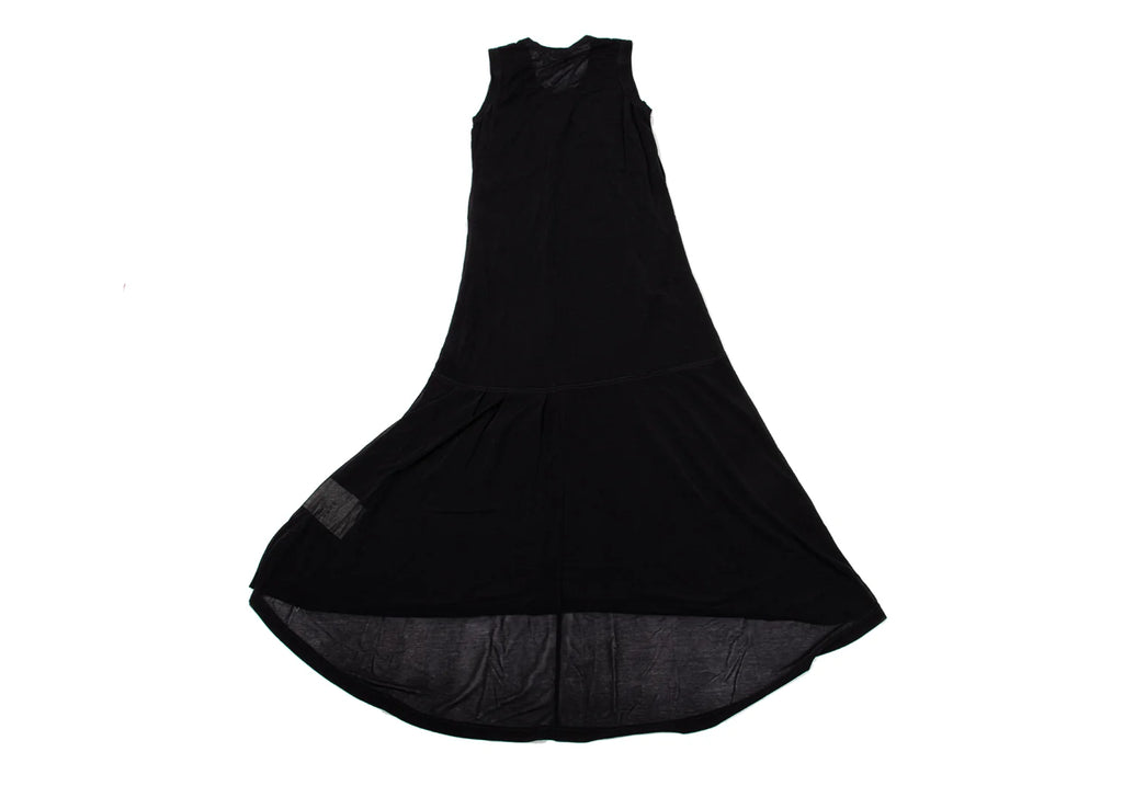 COMME des GARCONS JAPAN. Navy Dyed Semi-Sheer Sleeveless Dress