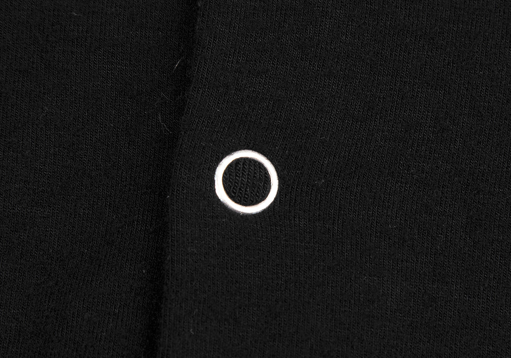 ISSEY MIYAKE JAPAN. Sunaokuwahara I.S. Black Rayon Round Collar Stretch Shirt