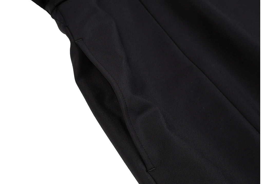 ISSEY MIYAKE JAPAN. EPOCA Black Switching Drape Neck Dress