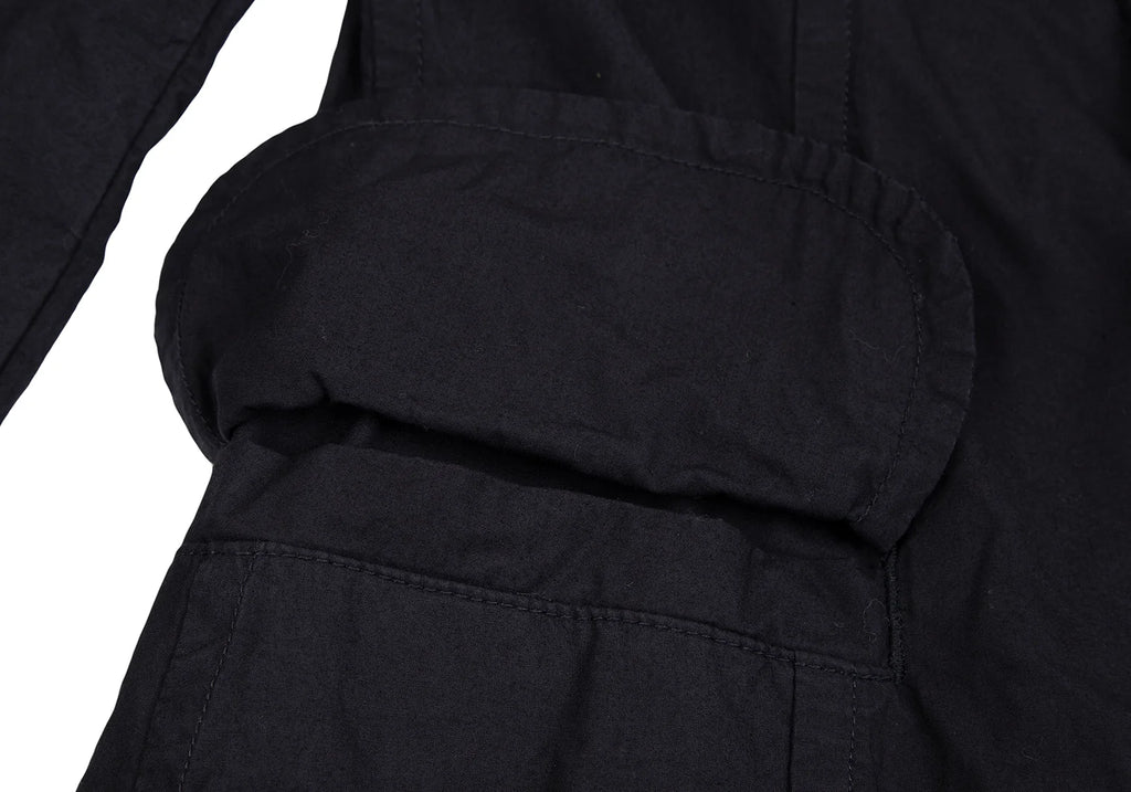 ISSEY MIYAKE JAPAN. sunaokuwahara Dyed Navy Cotton Shirt Coat