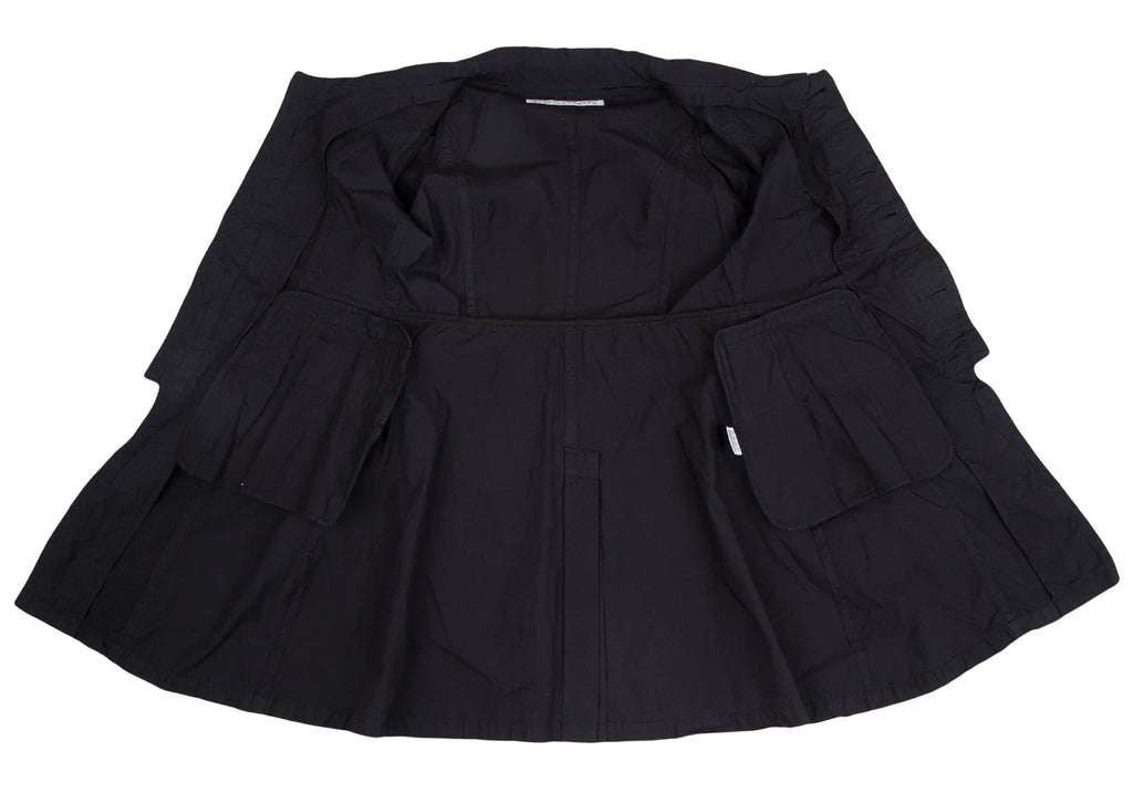ISSEY MIYAKE JAPAN. sunaokuwahara Dyed Navy Cotton Shirt Coat