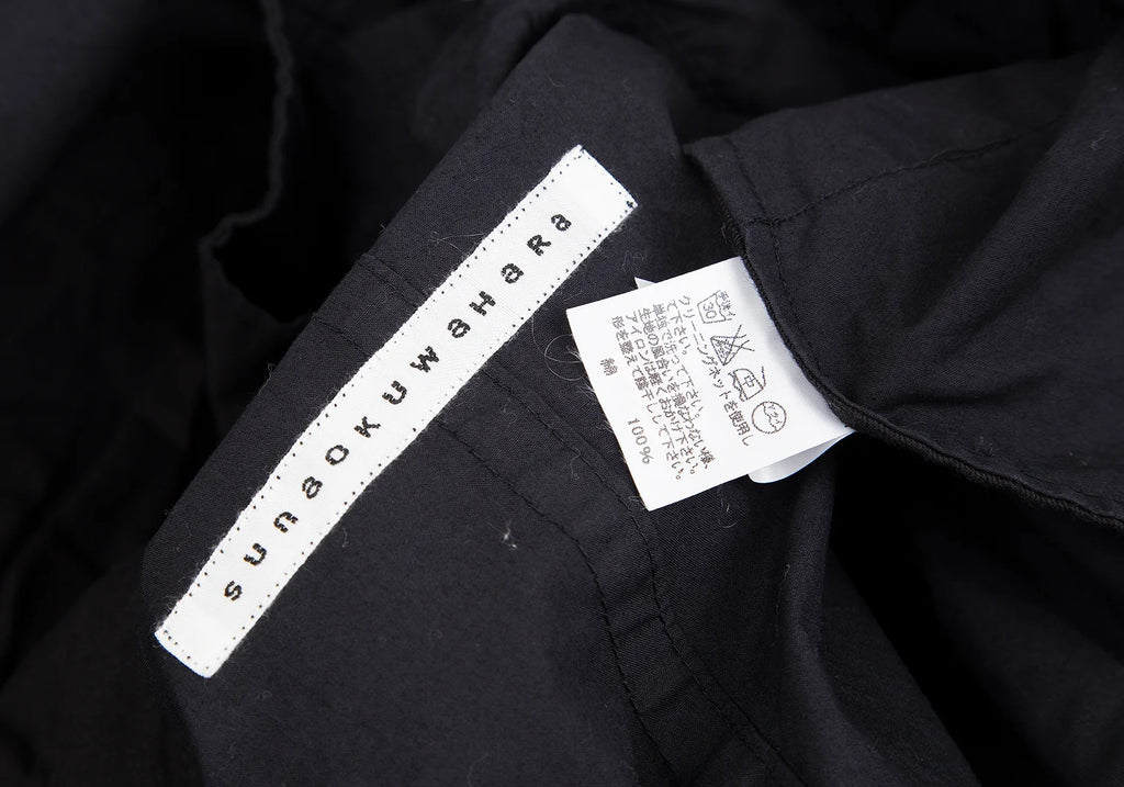 ISSEY MIYAKE JAPAN. sunaokuwahara Dyed Navy Cotton Shirt Coat