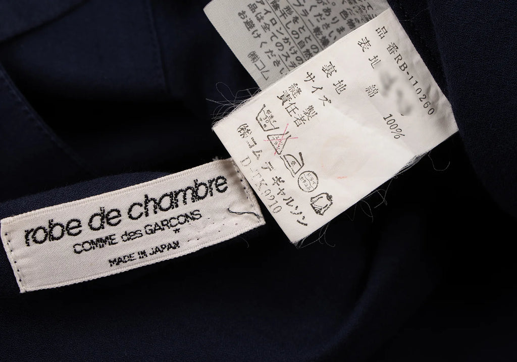 COMME des GARCONS JAPAN. robe de chambre Collar Taped Navy Shirt Jacket