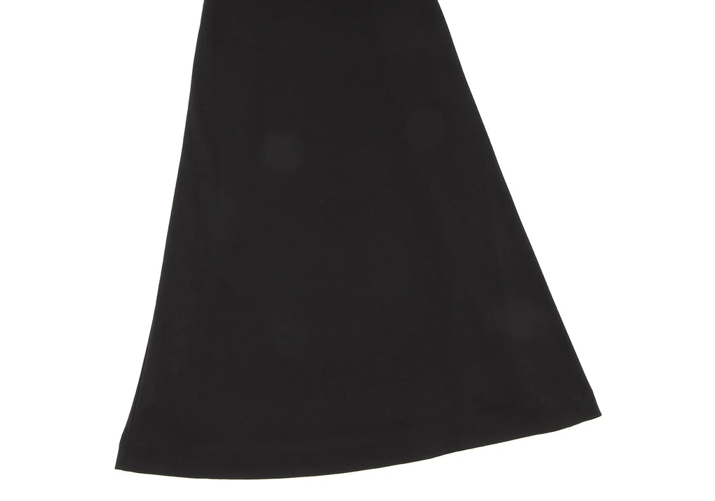 Sybilla Spain. Black Triacetate Blend Pleated Shoulder Sleeveless Dress
