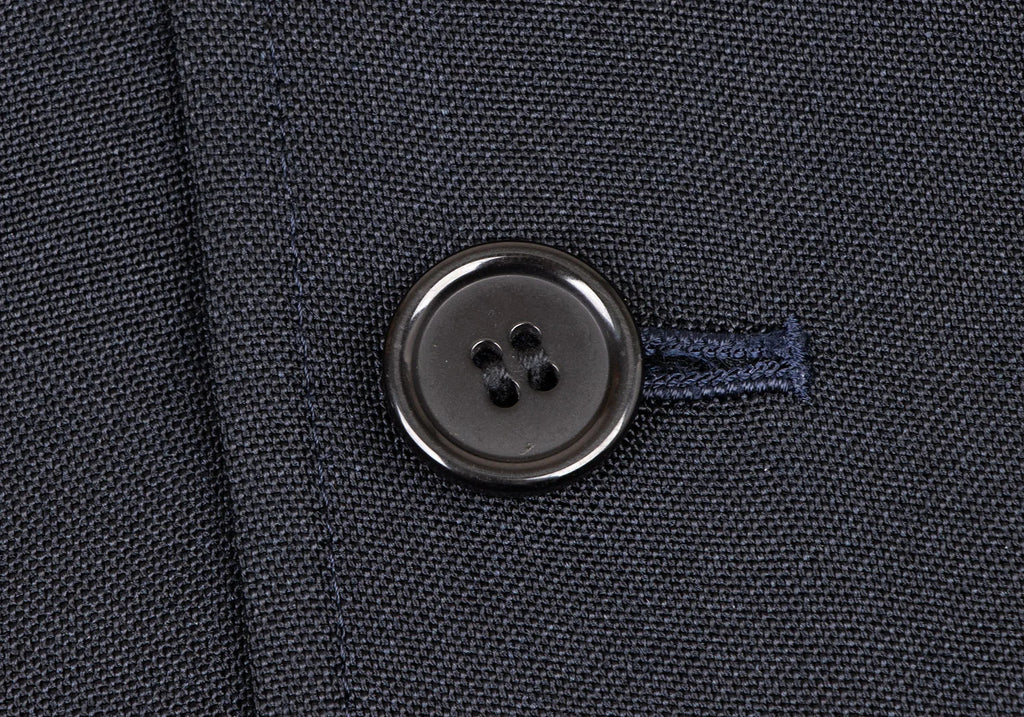 YOHJI YAMAMOTO JAPAN. Y's Navy Rayon Long Jacket