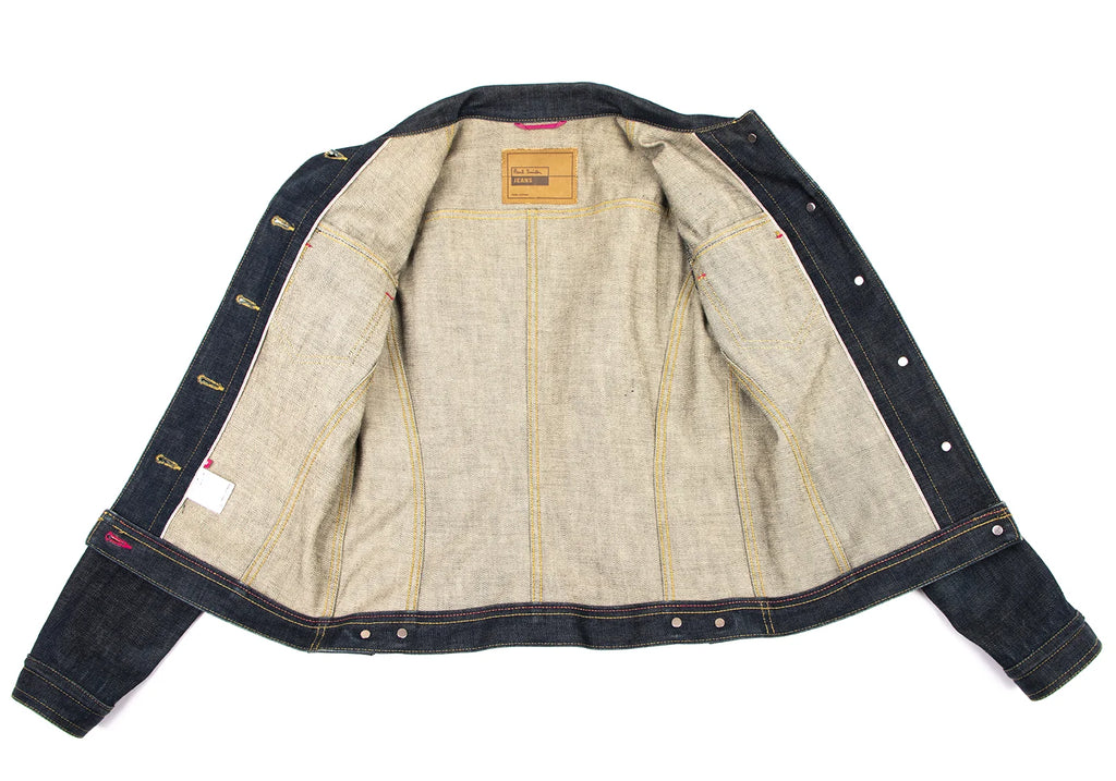 Paul Smith UK. Indigo Selvedge DENIM Jeans Jacket