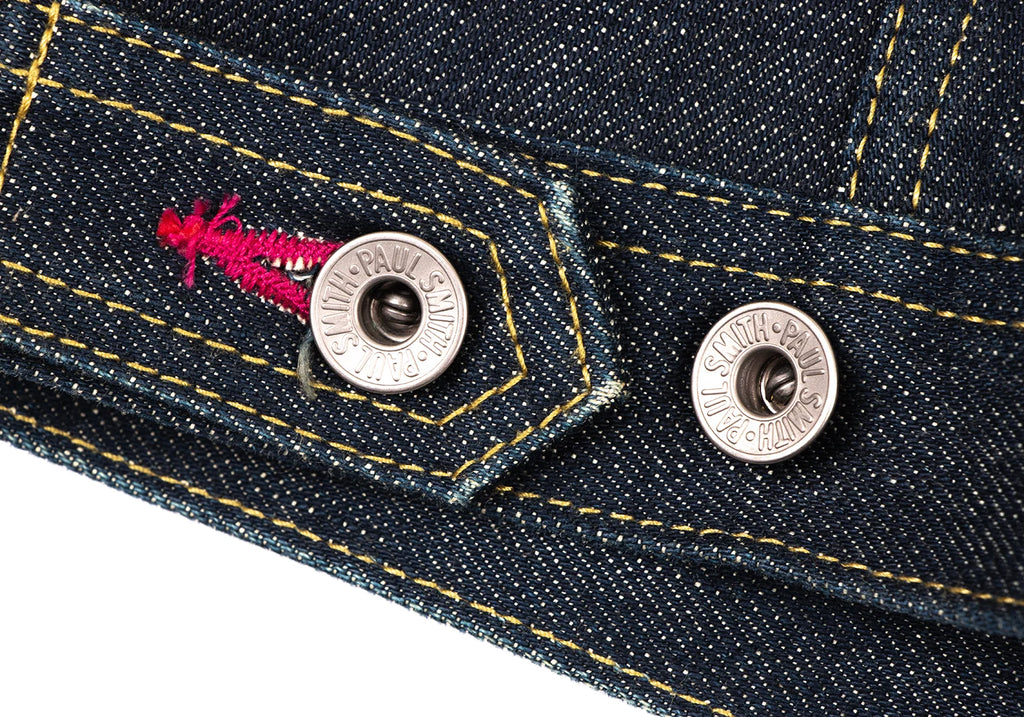 Paul Smith UK. Indigo Selvedge DENIM Jeans Jacket