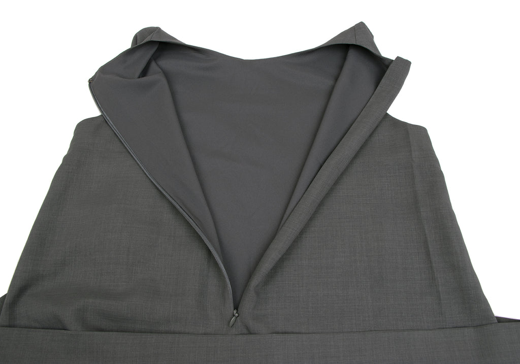 UNITED ARROWS JAPAN. closet story. Forest Green Sleeveless Belted Dress