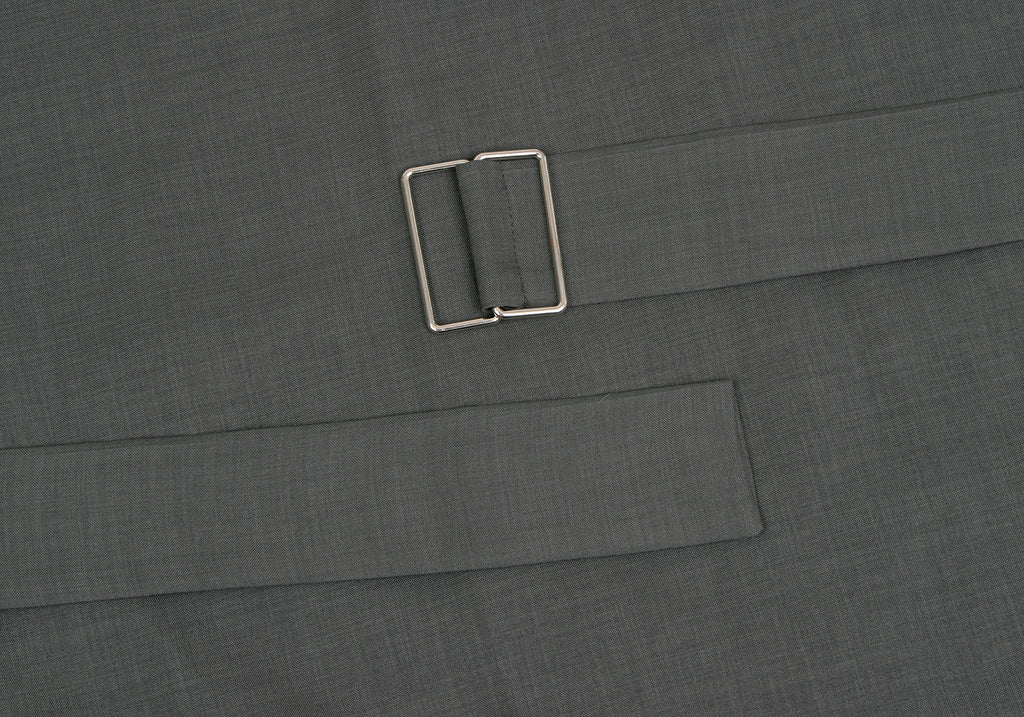 UNITED ARROWS JAPAN. closet story. Forest Green Sleeveless Belted Dress