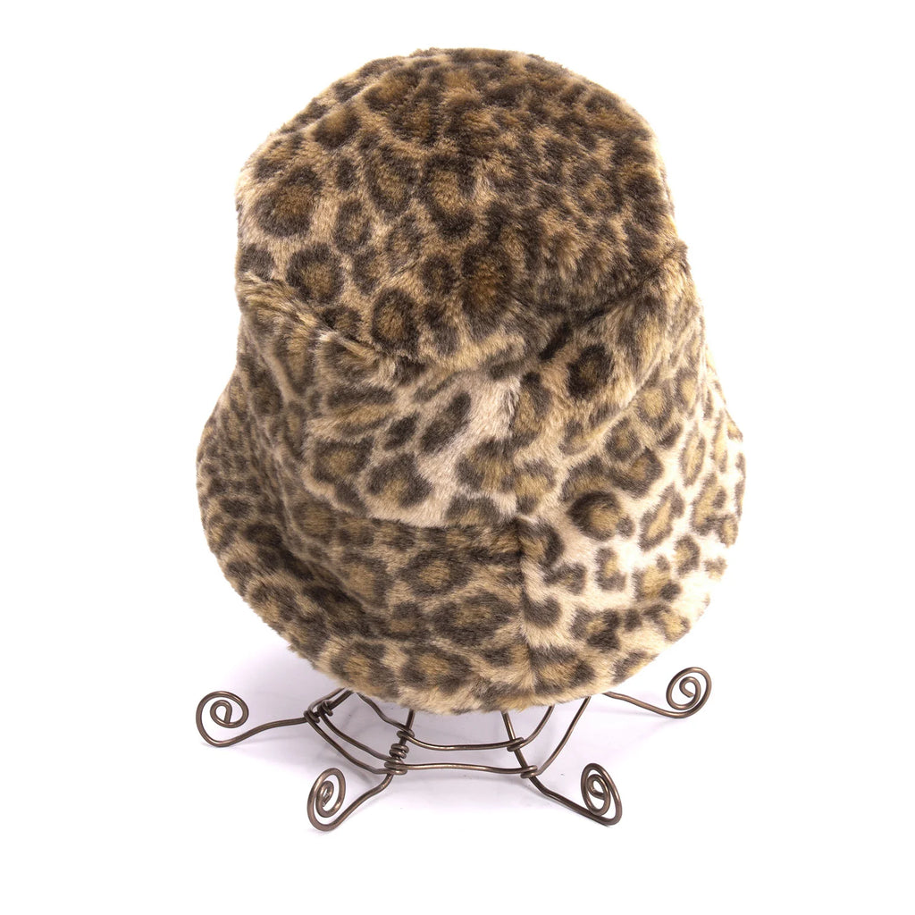 COMME des GARCONS JAPAN. Vintage Leopard Fur Fleece Hat