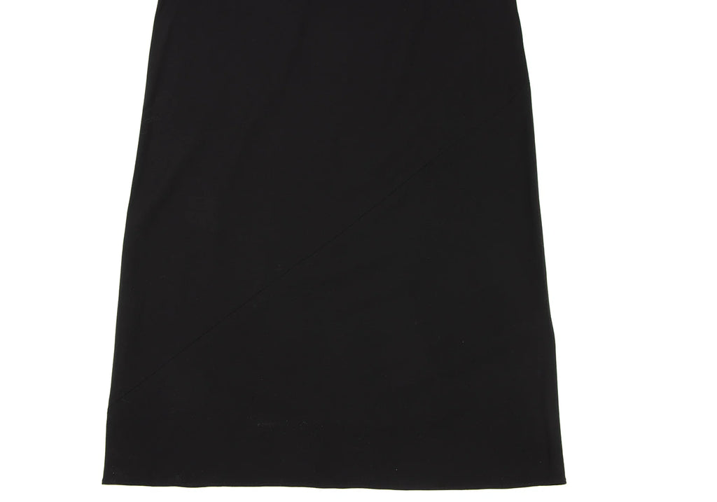 DONNA KARAN NEW YORK. DKNY. Black Wool Long Skirt
