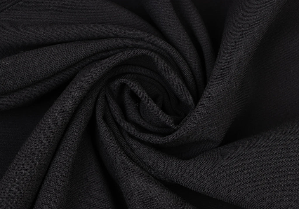 DONNA KARAN NEW YORK. DKNY. Black Wool Long Skirt