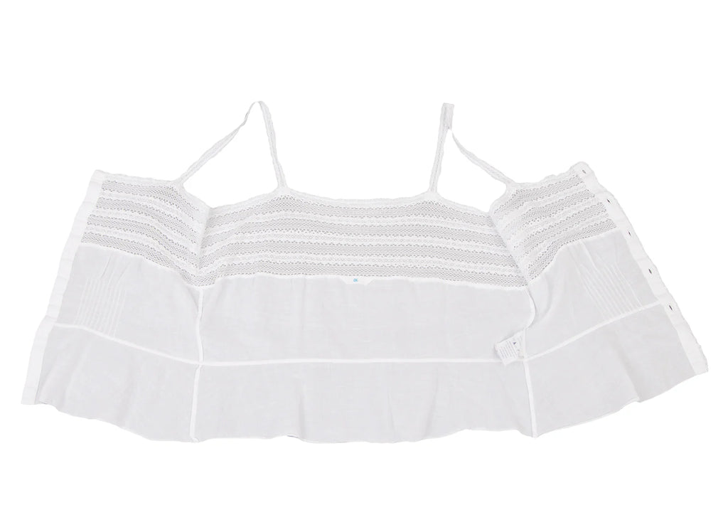 45rpm 45R JAPAN. White Lace Switching Cotton Camisole Top