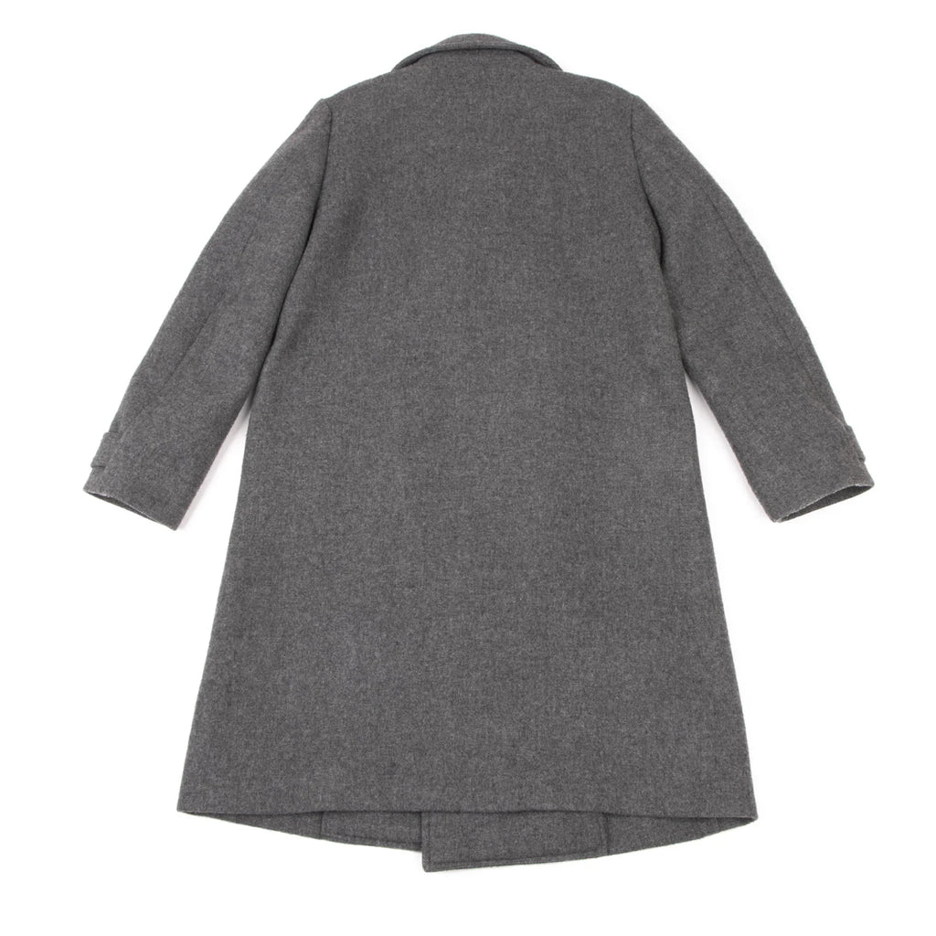 45RPM 45R japan. Cashmere Double Breasted Charcoal Wool/Cashmere Coat