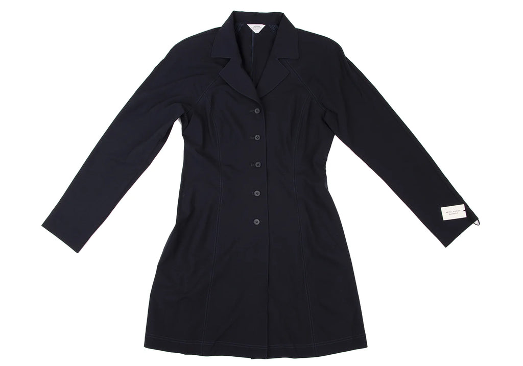 YOSHIE INABA L'EQUIPE JAPAN. NEW W/TAG. Navy Wool Long Jacket