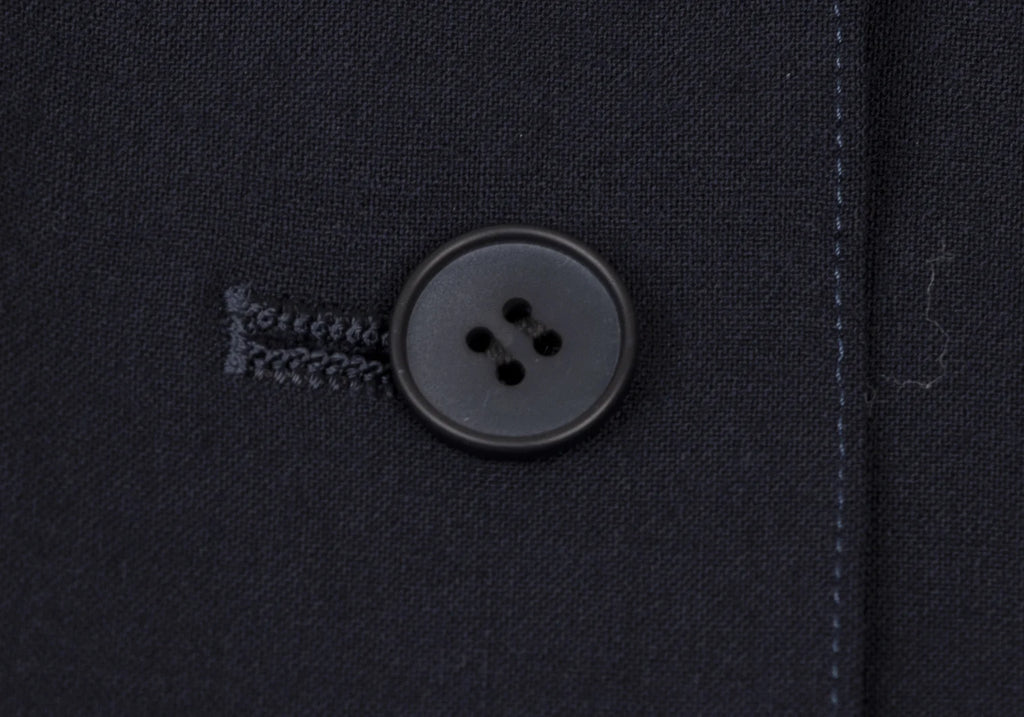 YOSHIE INABA L'EQUIPE JAPAN. NEW W/TAG. Navy Wool Long Jacket