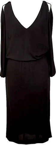 Rick Owens Paris. Beige Long Sleeve Oversized Draped Cashmere Sweater