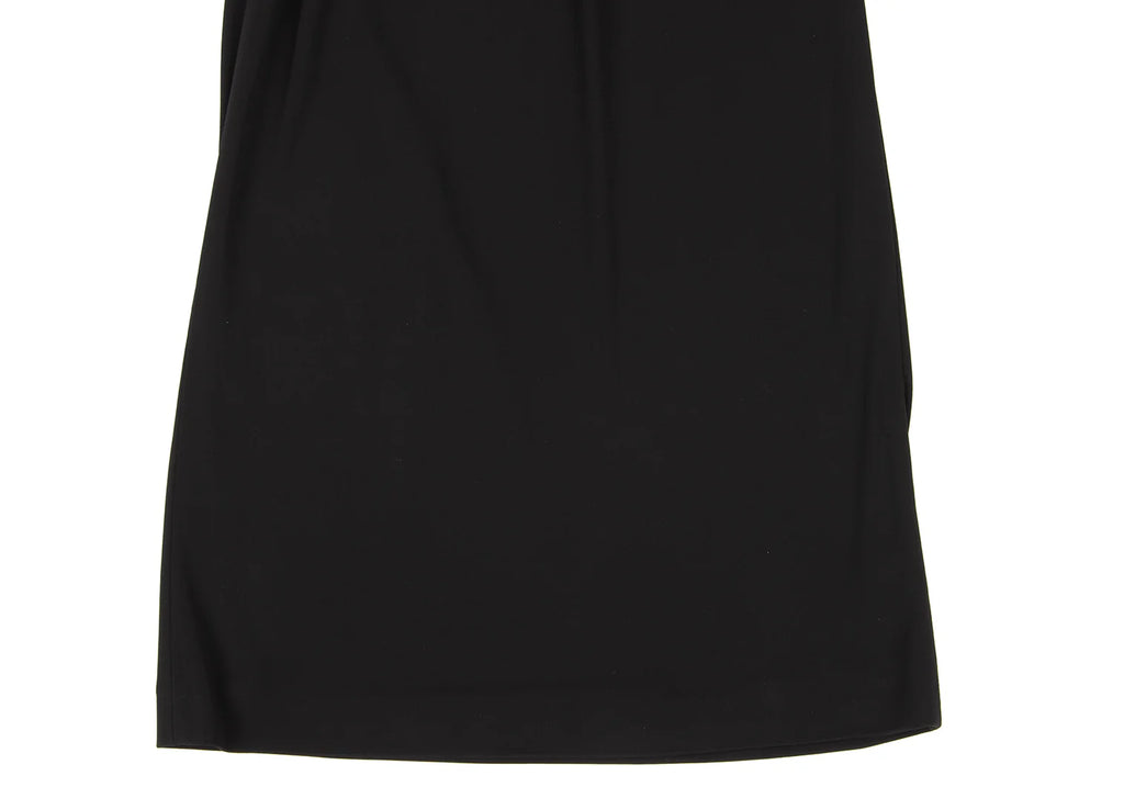 JOSEPH LONDON. Black Rayon Drape Sleeveless Dress