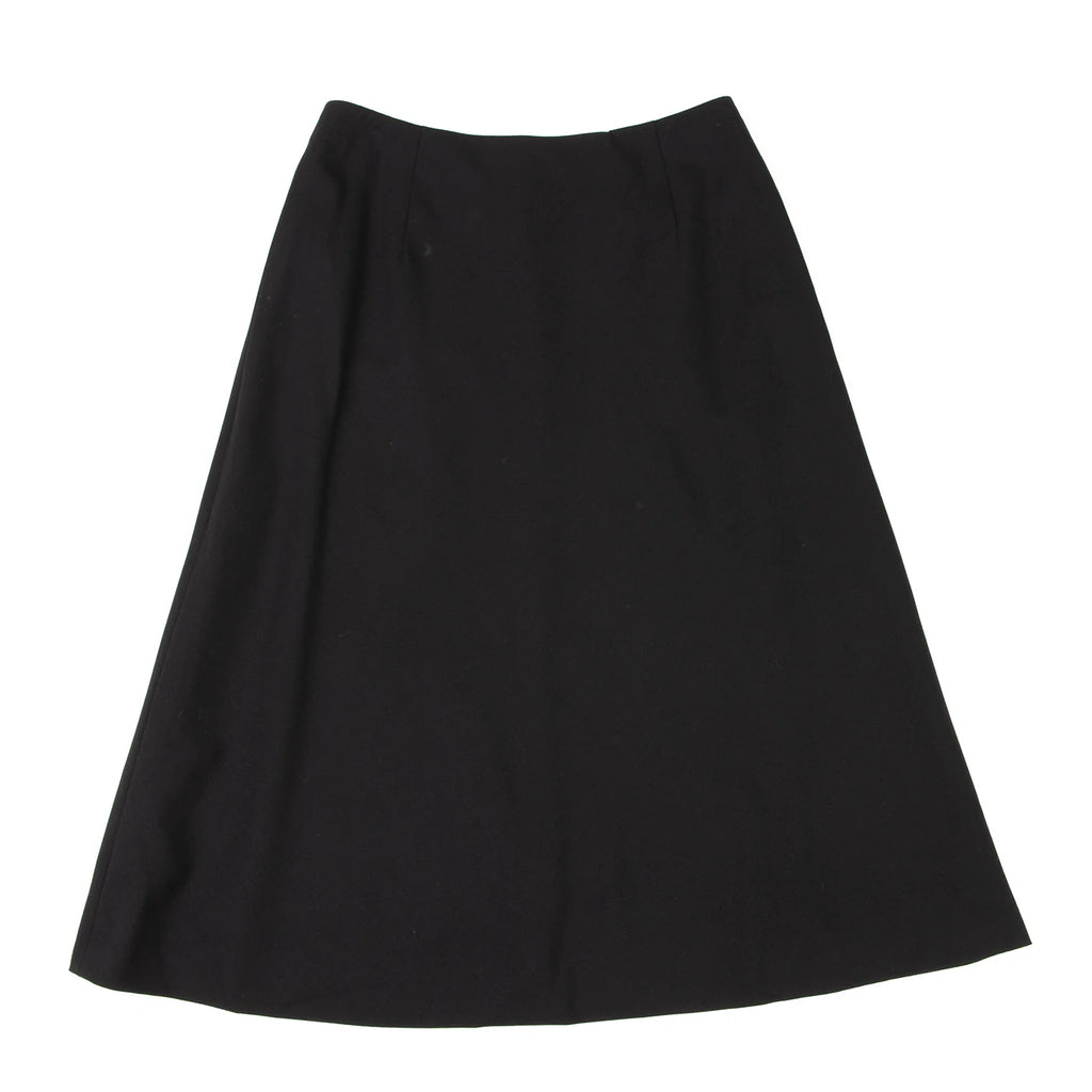 MARGARET HOWELL LONDON/TOKYO. Black Wool Skirt