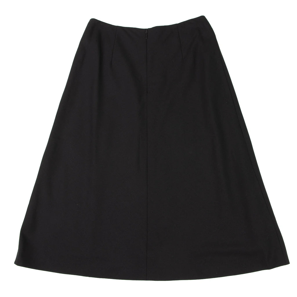 MARGARET HOWELL LONDON/TOKYO. Black Wool Skirt