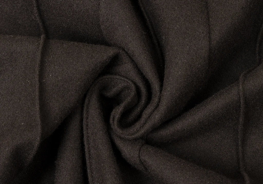 Max Mara BASILE 28 ITALY. Brown Angora Blend Outseam Pleated Skirt