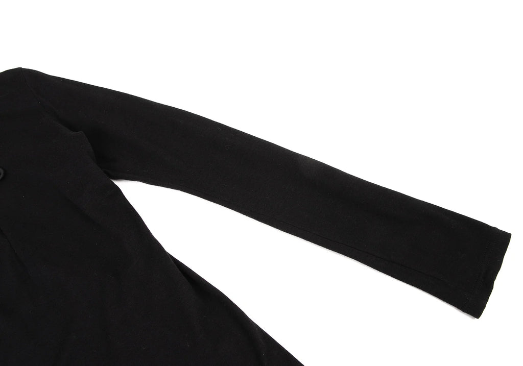 Yohji Yamamoto Japan. FEMME Decorative Design Black Blouse