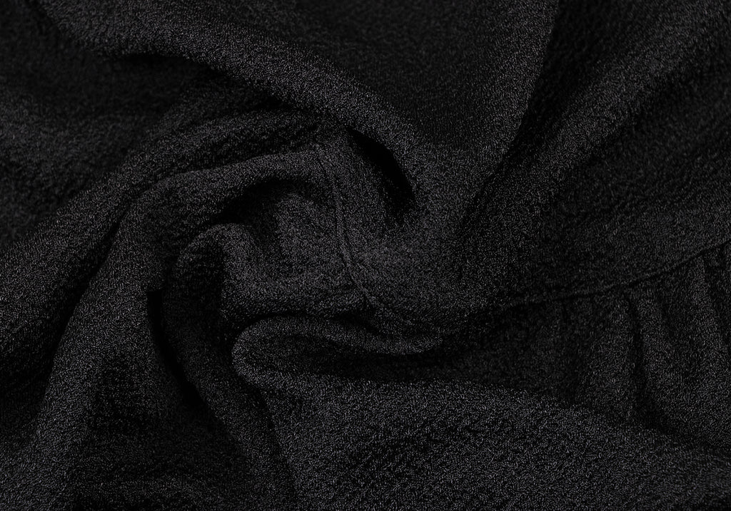 ISSEY MIYAKE JAPAN. I.S. Black Poly Gather Flare Skirt