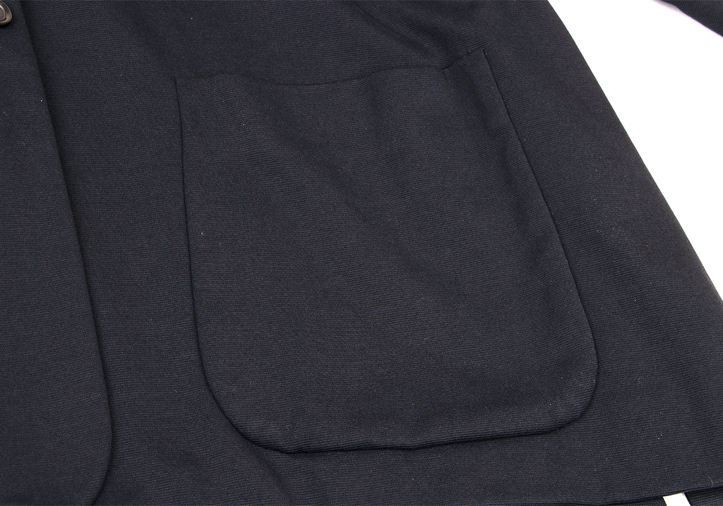 ROMEO GIGLI Italy. Black Shawl Collar Off-shoulder Jacket