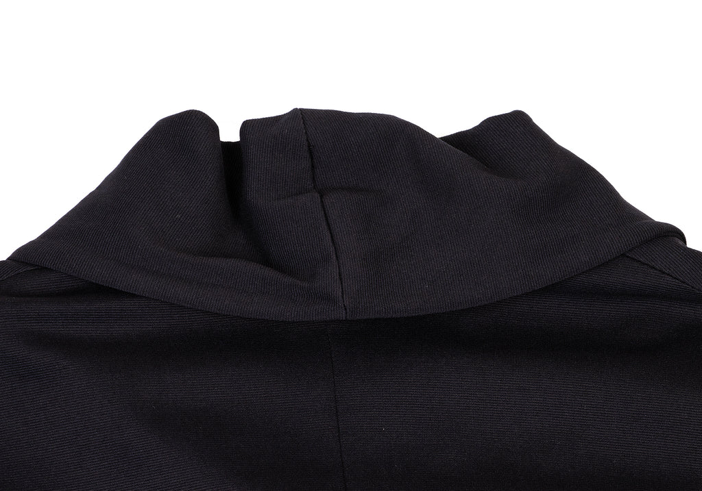 ROMEO GIGLI Italy. Black Shawl Collar Off-shoulder Jacket
