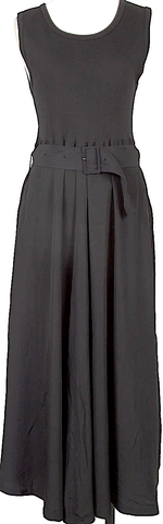 MIU MIU ITALY. Geometric Pattern Poly-Blend Abstract Mod Dress