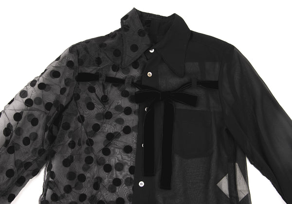tricot COMME des GARÇONS コート ブラック S tricot COMME des GARCONS トリココムデギャルソン GARCONS