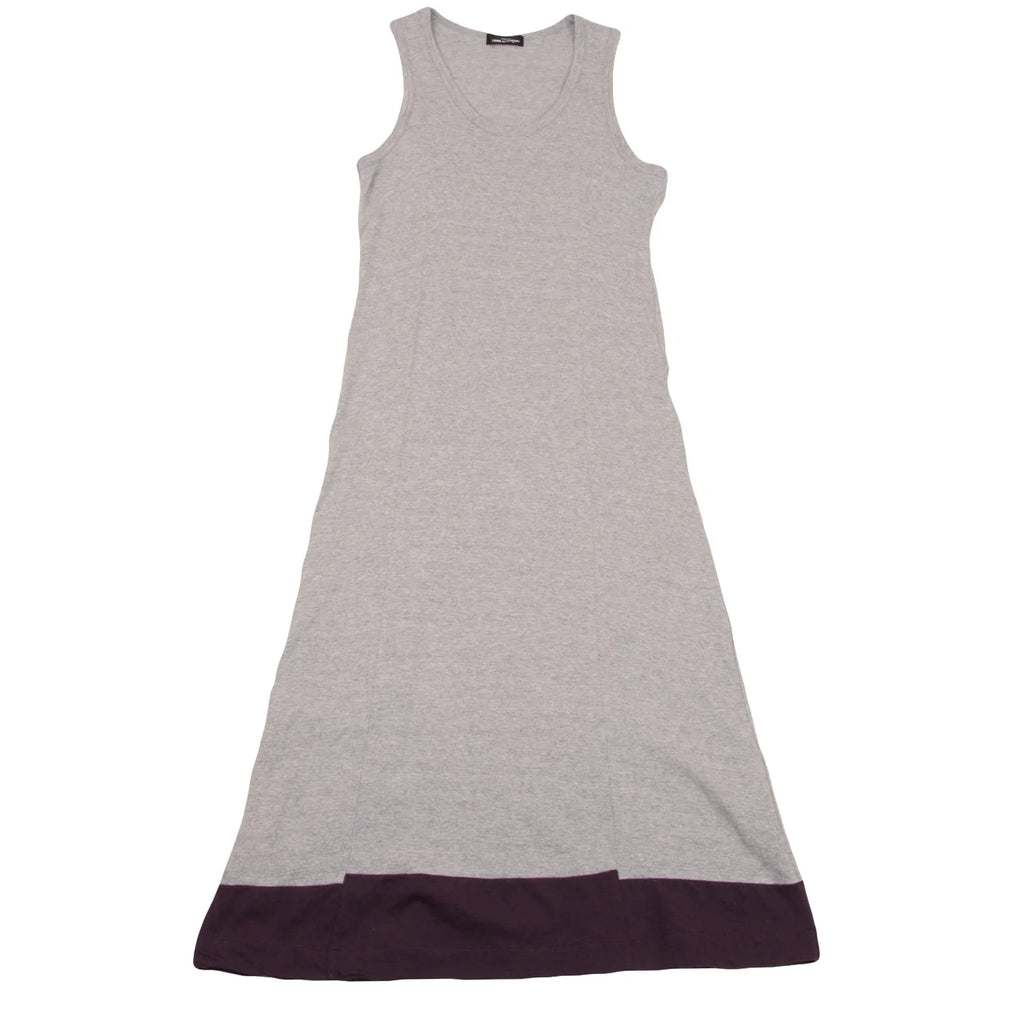 COMME des GARCONS JAPAN. TRICOT. Hem Switching Sleeveless Grey, Purple Dress