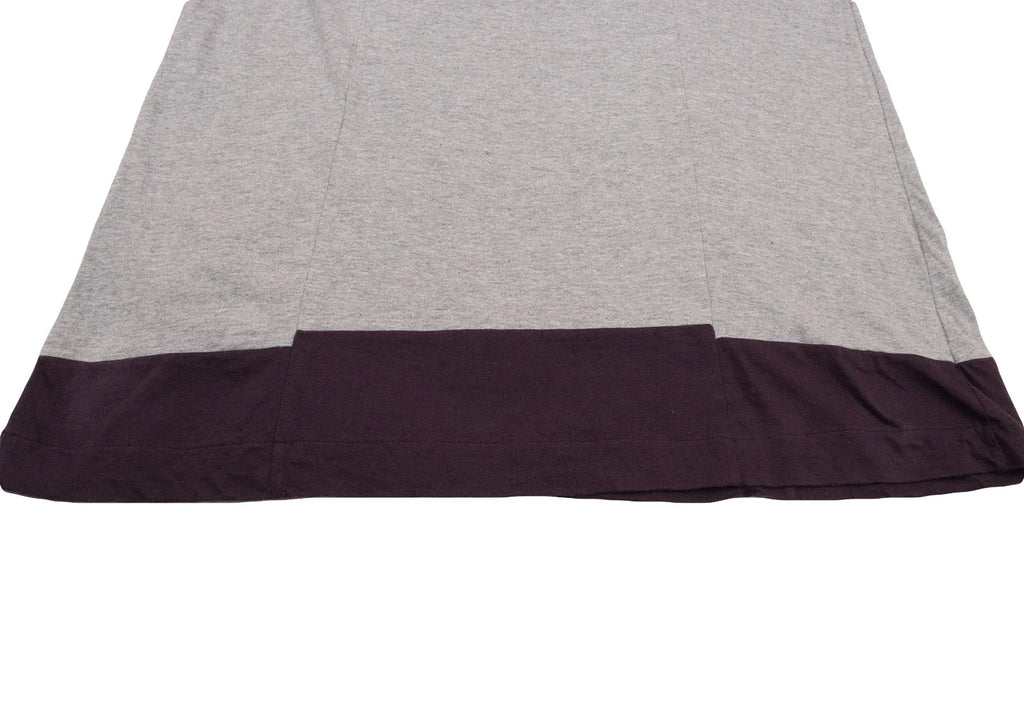 COMME des GARCONS JAPAN. TRICOT. Hem Switching Sleeveless Grey, Purple Dress