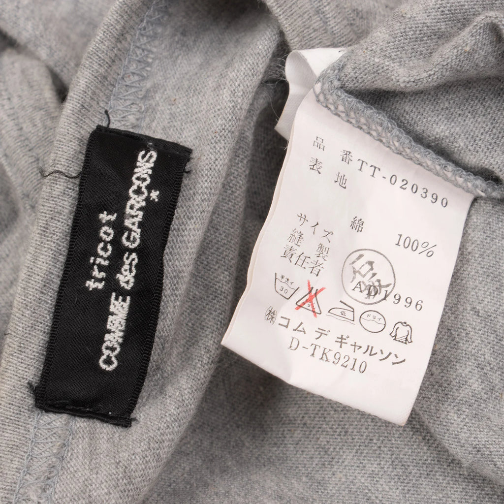 COMME des GARCONS JAPAN. TRICOT. Hem Switching Sleeveless Grey, Purple Dress
